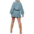 thumbnail image 5 of Long Sleeve Women Fall Winter 2 Pieces Skirt Sets Casual Sweater Pullover and Skirt, 5 of 6