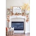 thumbnail image 2 of Garland DearHouse, paquete de 2 hojas de arce de 3,6 m, color blanco y naranja, 2 of 7