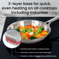 thumbnail image 5 of GoodCook Stainless Steel 10 in Frypan, 5 of 20