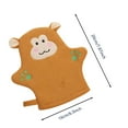 thumbnail image 2 of B-áby Bath Mitt Washcloths Gloves, Gentle Cute Exfoliating Wash Mitt Animal Pattern, B-áby Mittens Bath Towel Glove Soft Scrub Toddler Wash Cloths Body Scrubber Bathing Loofah_Infa-nt Gloves,Yellow, 2 of 7