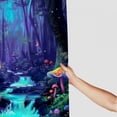 thumbnail image 3 of Orinice Mushrooms Stream of Water Forest Bathroom Decor Set with Hooks, Colorful Luxurious Graphic Print Polyester Fabric Fashion Shower Curtain, Waterproof Home Bathtubs Decoration, Multi Size 69x72, 3 of 7