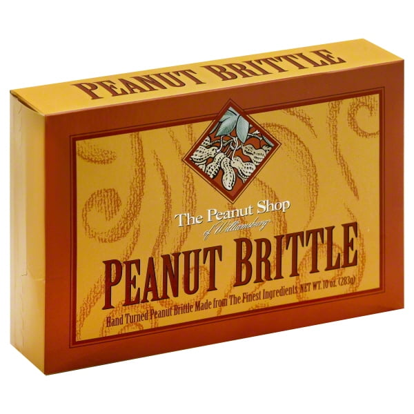 Photo 1 of Peanut Shop of Williamsburg Peanut Shop of Williamsburg Peanut Brittle, 10 oz