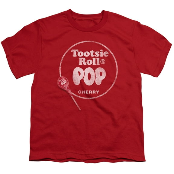 Tootsie Roll - Tootsie Roll Pop Logo - Youth Short Sleeve Shirt - X-Large