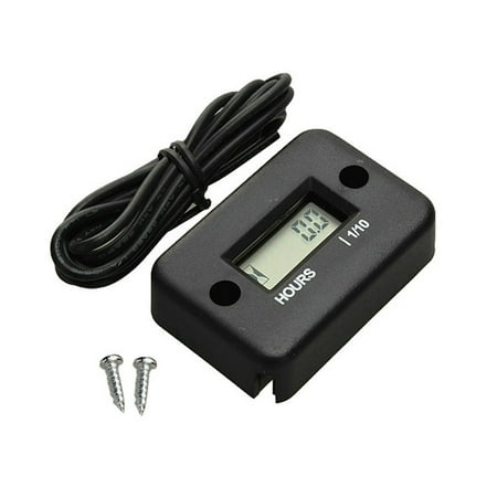 LANBOWO New Hour Meter for Motorcycle ATV Snowmobile Marine Boat Yama Ski Dirt Quad Bike oh6