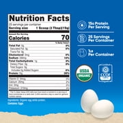 Nutricost Organic Egg White Protien Powder (1LB) 25 Servings Per Container - GMO-Free, Gluten-Free