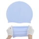 thumbnail image 5 of Gorro de natación de silicona impermeable de color sólido azul de 1 pieza de Bargains Únicos, 5 of 5