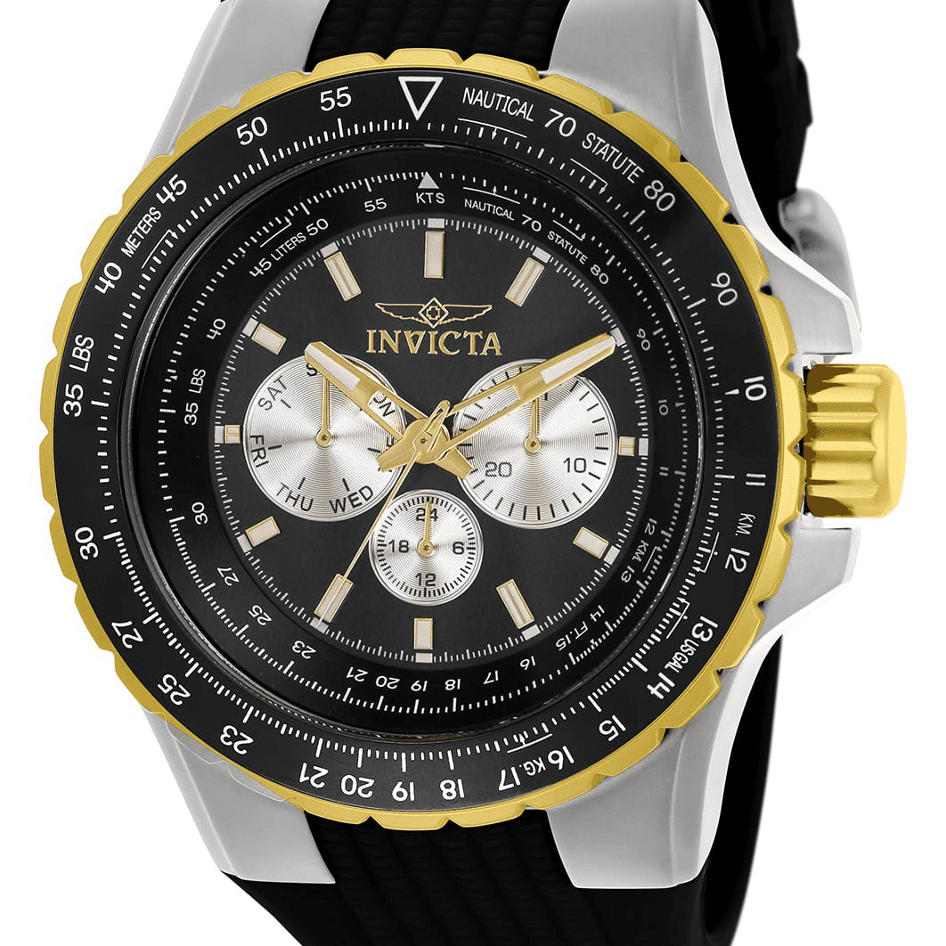 INVICTA Invicta Aviator Chronograph Quartz Black Dial Men's Watch 40701