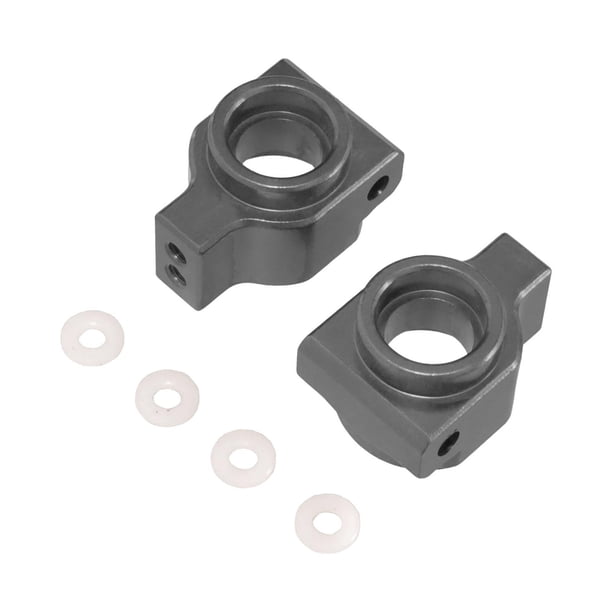 Copa de rueda trasera para coche RC Piezas de vehículos RC Accesorios ligeros de metal para bricolaje Gris oscuro