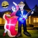 thumbnail image 1 of Decoraciones Inflables para Exteriores de Halloween DeeKom 6 Pies con Luces LED para Patio, 1 of 6