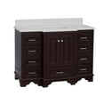 thumbnail image 3 of Nantucket 48" Bathroom Vanity with Chocolate Cabinet and Quartz Top, 3 of 6
