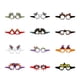 thumbnail image 5 of Gafas de Halloween, gafas de papel, decoraciones para fiestas de Halloween, decoración fotográfica, recuerdo de fiesta de Halloween, gafas divertidas, 5 of 9