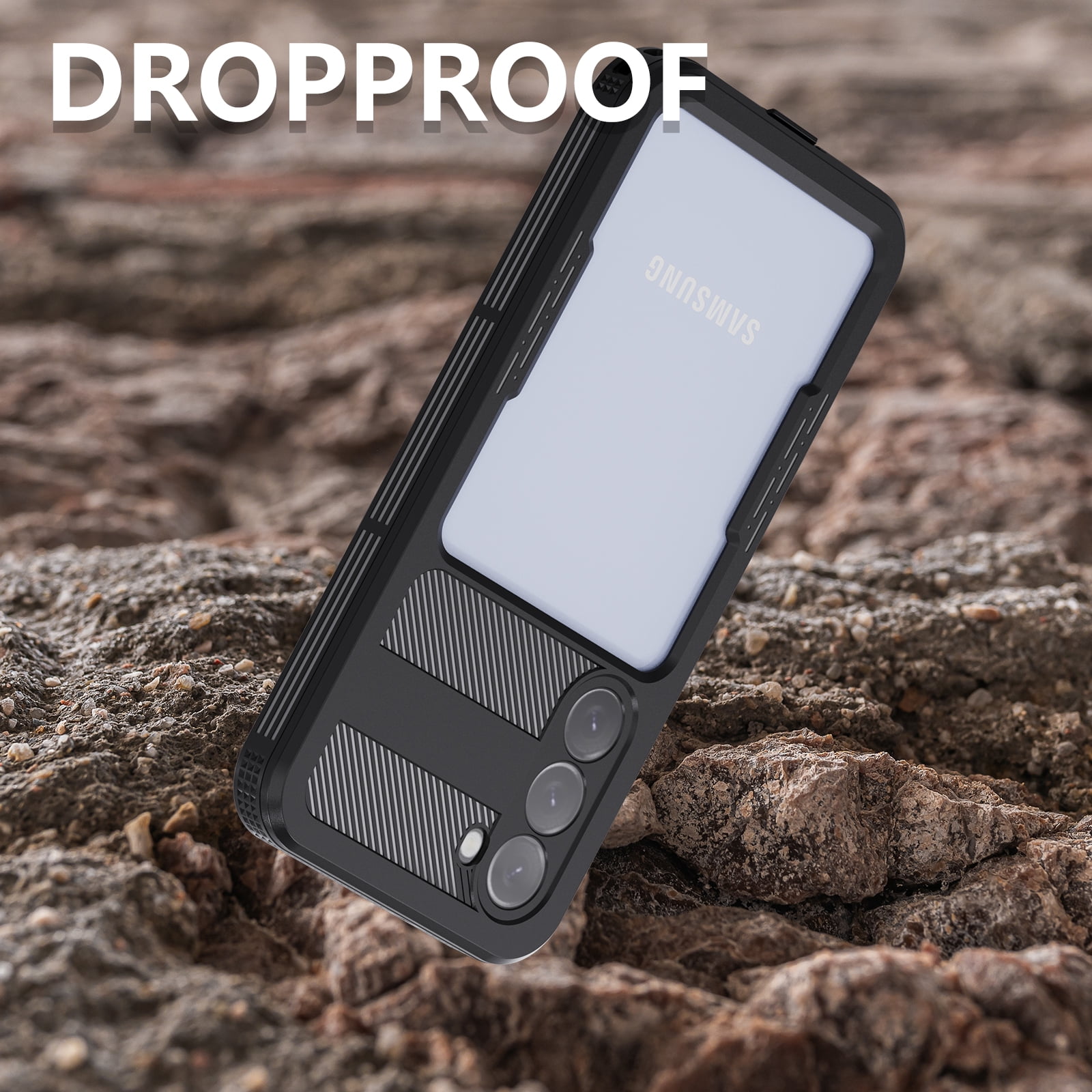 Designed for Samsung Galaxy S23 Plus Case,Waterproof Case with Built-in Screen Protector Shockproof Dustproof Heavy Duty Full Body Protective Case for Samsung Galaxy S23 Plus 5G 6.6", Black