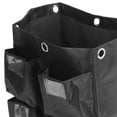 thumbnail image 3 of Organizador de carrito de limpieza impermeable de alta capacidad con 5 bolsillos, bolsa para carrito de limpieza, carritos de limpieza con ruedas., 3 of 8