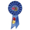 thumbnail image 2 of Pack of 6 Royal Blue and Red "New Dad" Father's Day Party Celebration Rosette Ribbons 6.5", 2 of 2