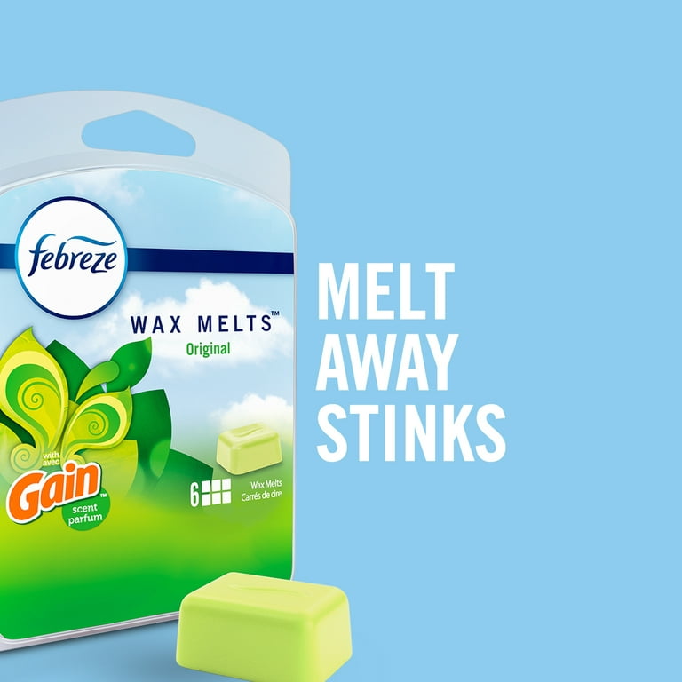 4 Pack Febreze Wax Melts Guava Vanilla Eliminates Odors Freshens 2.75 Oz.