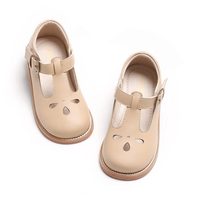 Zapatos Kiderence Mary Jane Dress School Oxford para niñas, talla 7, color nude