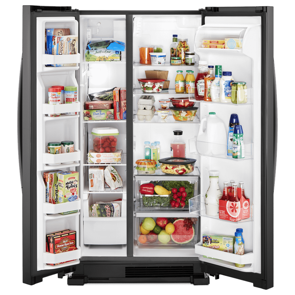 Whirlpool WRS312SNHB 22 Cu.Ft. Freestanding Side-by-Side Refrigerator