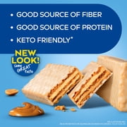 Atkins Snack, Protein Crisp Wafer, Peanut Butter, 10g of Protein, 5 Count