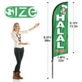 thumbnail image 2 of QSUM Halal Food Sign Feather Flag with Pole Kit,8.2FT Halal Food Decoration Display, Halal Food Business Sign,Halal Food Swooper Flag, 2 of 7