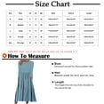 thumbnail image 3 of VSSSJ Women Fall Winter Casual Crew Neck Long Sleeve Midi Dresses Solid Color Empire Waist Swing Pleated Long Dress with Pockets Green XL, 3 of 6