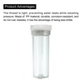 thumbnail image 4 of Uxcell Water Filter Housing 10" Whole House Filtration System 1/2 Inch Inlet/Outlet Port for Kitchen Clear, 4 of 5