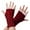 21# Wine, variant on Women Winter Fingerless Long Gloves Thermal Knitted Arm Warmers Super Soft Arm Sleeves Red Khaki Free