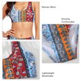 thumbnail image 5 of Traje de baño para mujer cómodo elástico de 2 piezas para lavar a máquina estilo étnico para fiestas en la playa para actividades acuáticas ANGGREK Otros, 5 of 5