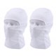 thumbnail image 1 of Harmtty 1/2 piezas de pasamontañas para ciclismo, esquí, cuello, calentador de cabeza, bufanda, sombrero, color blanco, 1 of 8