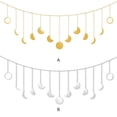 thumbnail image 4 of Moyic Decoración colgante de fase lunar de Metal para sala de estar y dormitorio, decoración de pared de Hotel y oficina, guirnalda decorativa de Kits de decoración para fiestas Oro Moyic HA067040-01B, 4 of 6