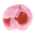 thumbnail image 1 of Peluca de muñeca de pelo corto, repuesto de alambre de alta temperatura, cabello de muñeca BJD hecho a mano para rosa, 1 of 9