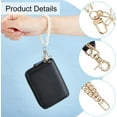 thumbnail image 4 of 3Pcs 3 Style Wrist Phone Case Pendant Decoration & Wristlet Bag Straps with ABS Plastic Imitation Pearls Beads and PU Leather and Alloy Findings Black 125~210mm 1pc/style, 4 of 8