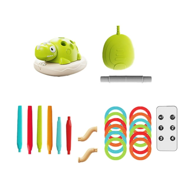 Educational Dinosaur Ring Jumping Toy for Kids 4 7 Interactive Indoor Outdoor Activity with Remote Control and Hands-on Skill Development