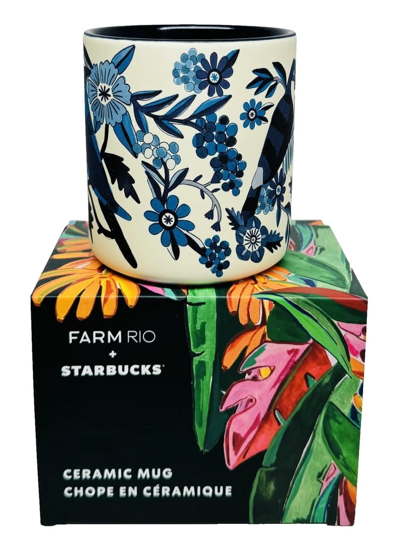 Starbucks x FARM Rio 2025 Lenço Azulejo Mug, 14 oz, Ceramic Coffee