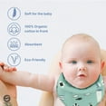 thumbnail image 6 of Sarvoza Cotton Bandanas Baby Bibs for Girls & Boys, Pack of 10 Drool Bibs, 6 of 9