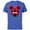 Royal Heather, variant on Disney Mickey Mouse GRANDPA Holiday Family - Short Sleeve Cotton T-Shirt for Adults - Customized-Black