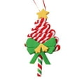 thumbnail image 2 of Christmas Candy Ornaments,Lollipop Ornaments Peppermint Candy Cane Hanging Pendants for Christmas Tree, Holiday Wreath Decoration,1PC, 2 of 5