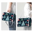 thumbnail image 3 of Christmas Tree Canvas Outdoor Picnic Blanket Waterproof Portable Mat with Carry Strap, 3 of 6