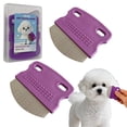 thumbnail image 2 of UYGDUY-2 Pack Professional Pets Eye Combs,Pets Grooming Comb Kit,Stainless Steel Tear Stain Remover for Cats & Dogs,Flea Lice Comb,Gentle Curved Comb Teeth,Precisely Removes Stains (2pcs eye combs), 2 of 4