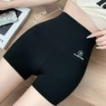 thumbnail image 4 of Push Up Scrunch Butt Cycling Body Shaping Women Slim Underwear High Waist Shorts Sports Shorts Seamless BLACK L, 4 of 8