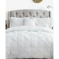 thumbnail image 6 of Delara Organic Cotton Duvet Set, 300 Thread Count, GOTS Certified, 3-Piece Pintuck Duvet cover with 2 Shams, 6 of 6