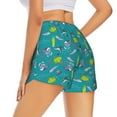 thumbnail image 3 of Disketp Cute Shark Turtle Print Women's Shorts Workout Shorts for Athletic Gym Running Shorts with Phone Pockets XX-Large, 3 of 8