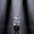 thumbnail image 5 of Miyuadkai Necklaces Clic Round Brilliant Cut Diamond Rabbit Pendant Necklace Rhinestone Necklace Silver Plated Necklace For Women Jewelry White One Size, 5 of 7