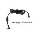 thumbnail image 2 of 4.5x3.0 Power Plug Cable Blue Connector with Pin for Laptop adapter connector 4.5x3.0mm Cable, 2 of 6
