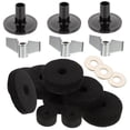 thumbnail image 4 of PAMINGONO Accessoires de Kit de Batterie 1 Ensemble de Coussinets de Cymbale Pratiques pour Batteurs, 4 of 7