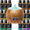 Artnaturals Essential Oils and Diffuser Aromatherapy Set (400 ml Tank / 16 x 10 ml)