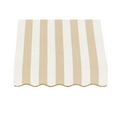 thumbnail image 2 of Awntech 4.375 ft San Francisco Fixed Awning Acrylic Fabric, Linen/White Stripe, 2 of 2