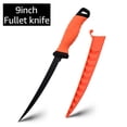 thumbnail image 5 of Fish Fillet Knife Fixed-Blade Fishing Knife Curved Boning Knife with Sheath Cover and Saver Lock with Non-Slip Handles, 5 of 7
