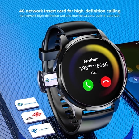 P68-pro dial scale-free HD large screen smart watch card Bluetooth watch Call WiFi support download