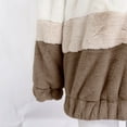 thumbnail image 7 of Winter clothing for women Cozy Patchwork Zip Pocket Hooded Coat For For Fall And Winter Relaxed Fit Plus Size Jacket To Keep You Warm, 7 of 7