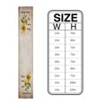 thumbnail image 6 of Table Runner Dresser Scarves 72 Inch Long, Farm My Sunshine Sunflowers Linen Dining Table Runners Floral on Vintage Old Letter Tabletop Scarf for Wedding Holiday Party Kitchen, 6 of 7